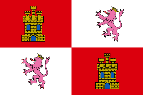 Spanish Flag of Castilla y León (1598 - 1821)